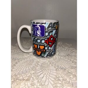 Vintage ACC Atlantic Coast Conference Multi Team Logo Ceramic Coffee Mug NCAA